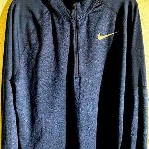 Nike Men Dri Fit Zip Up Running Top